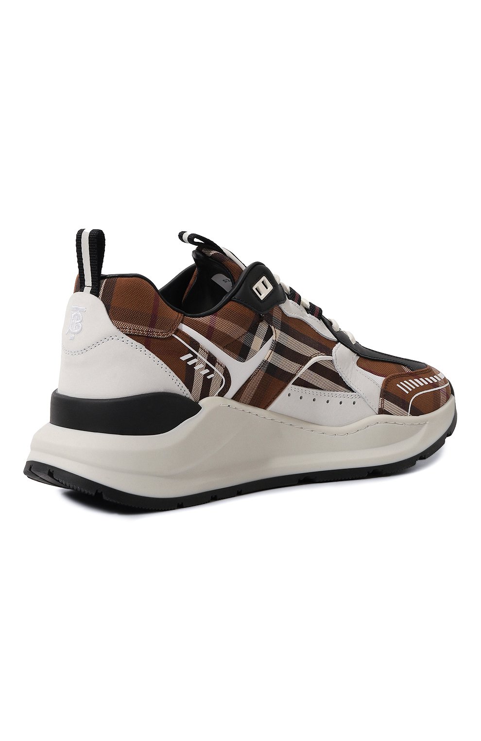 Комбинированные кроссовки vintage check BURBERRY, арт. 8064282, фото 5