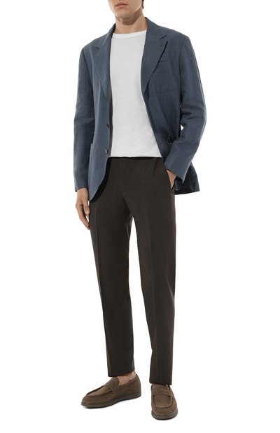 Льняной пиджак BRUNELLO CUCINELLI, арт. MB4207BNDP, фото 3