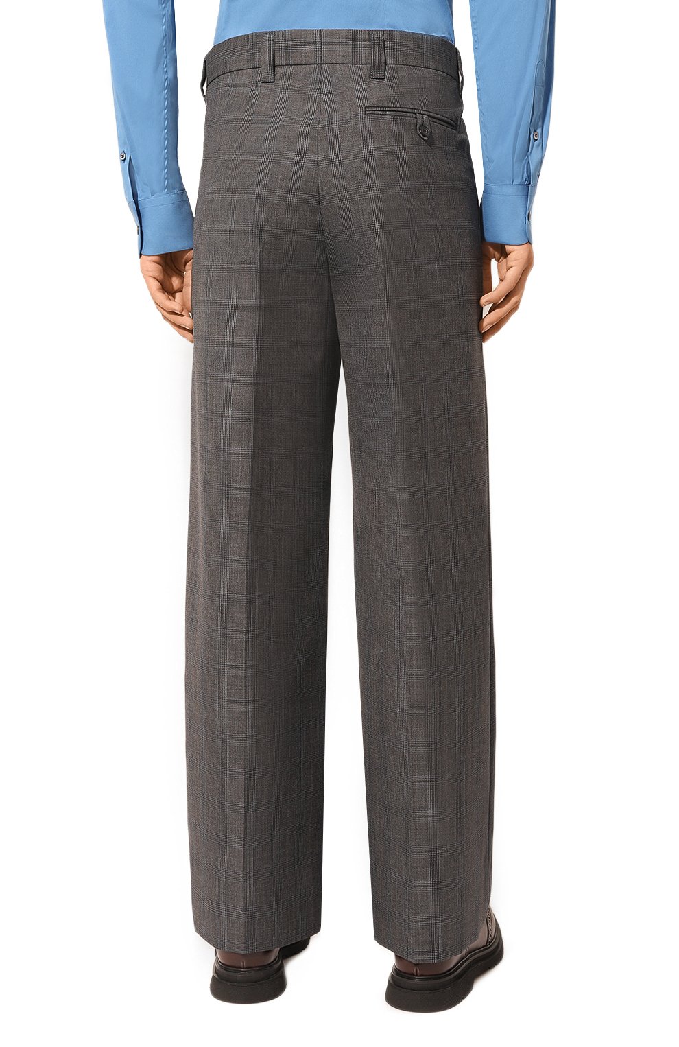 Шерстяные брюки PRADA, арт. UP0178-10EA-F0480-221, фото 4