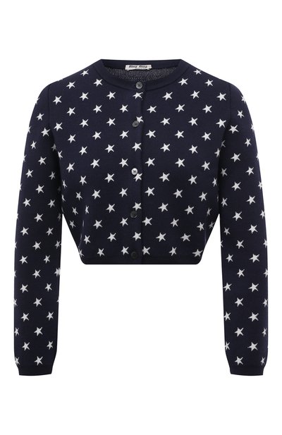 Шерстяной кардиган MIU MIU, арт. MMF516-1ZFC-F0008, фото 1