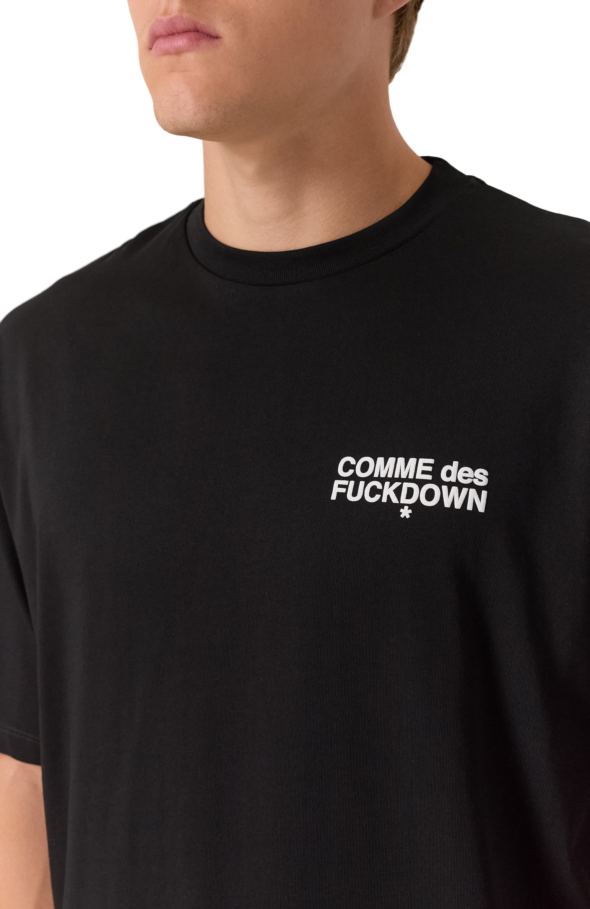 Хлопковая футболка COMME DES FUCKDOWN, арт. CFABW01511, фото 5