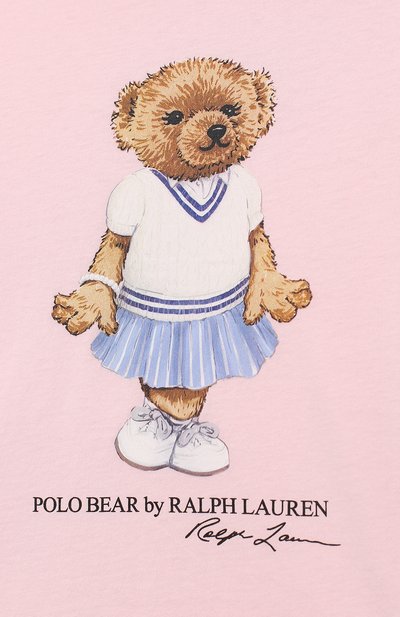 Хлопковая футболка POLO RALPH LAUREN, арт. 312743484, фото 3