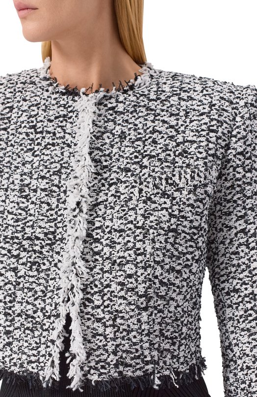 Жакет Balmain FF0SD227/XL35 Чёрно-белый  FF0SD227/XL35 Фото 5