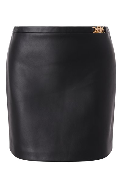 Женская кожаная юбк�а VERSACE, арт. 1011414/1A10118