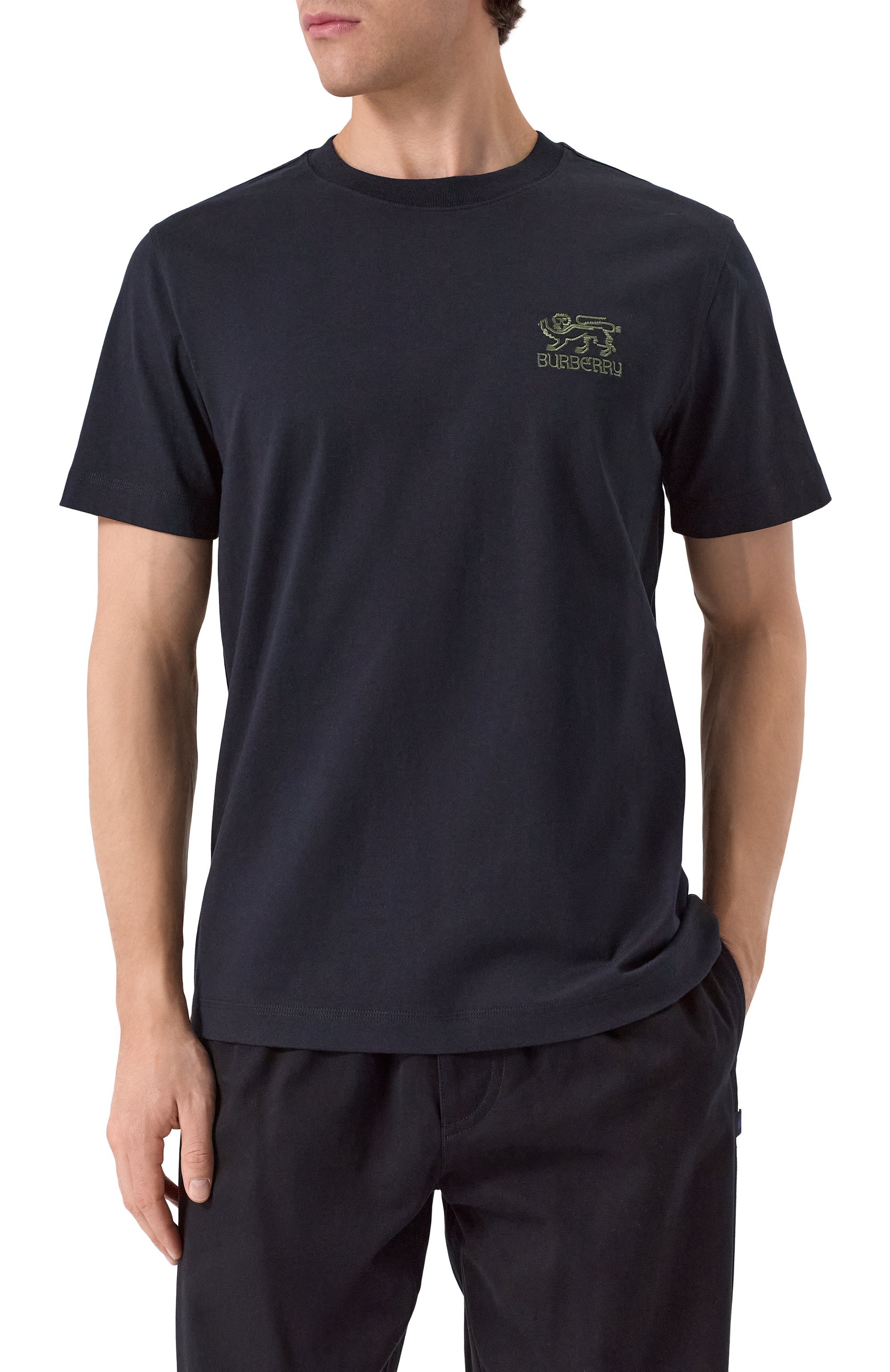 Хлопковая футболка BURBERRY, арт. 8102898, фото 3