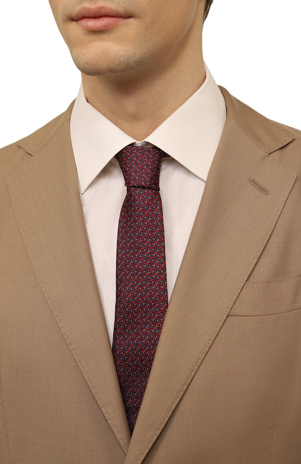 Шелковый галстук GUCCI, арт. 643785 4E002, фото 2