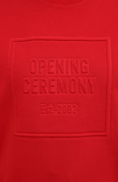 Хлопковый свитшот OPENING CEREMONY, арт. YWBA001E20FLE005, фото 5