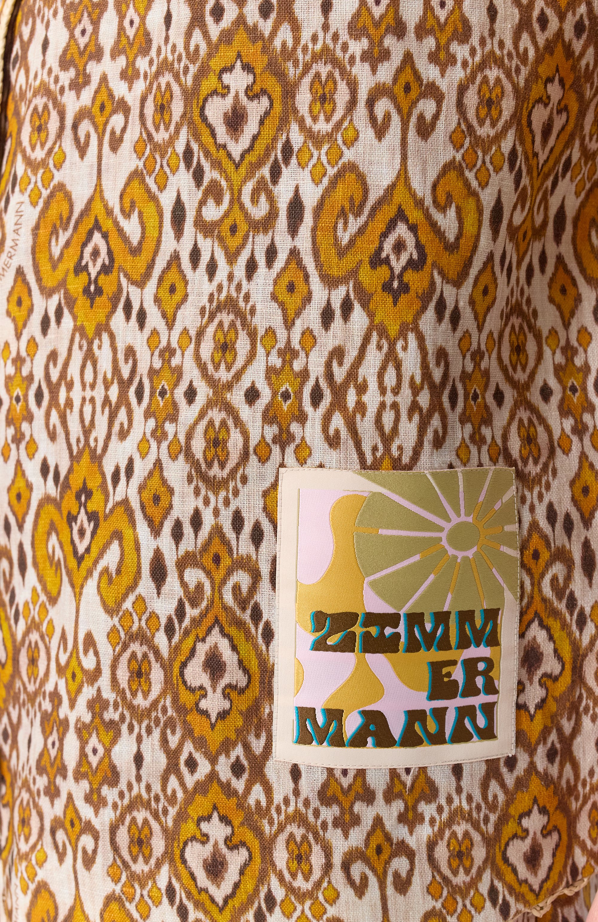 Льняная рубашка ZIMMERMANN, арт. 1316TRS251, фото 6