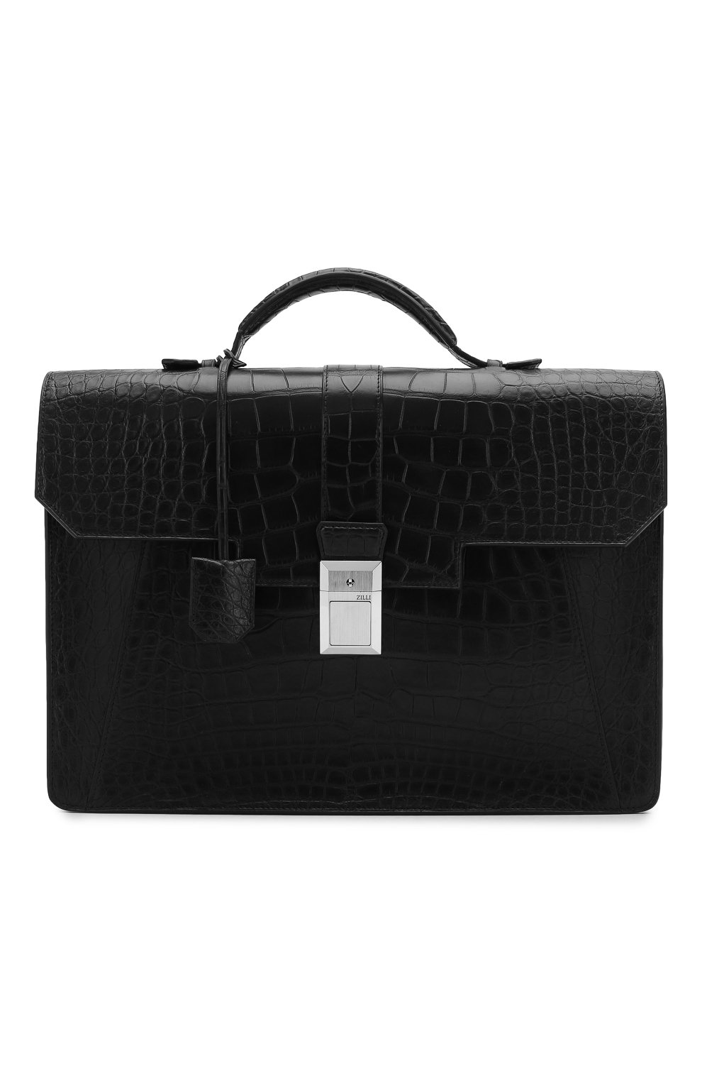 Портфель из кожи аллигатора ZILLI, арт. MJL-0BB08-10100/0001/AMIS, фото 1