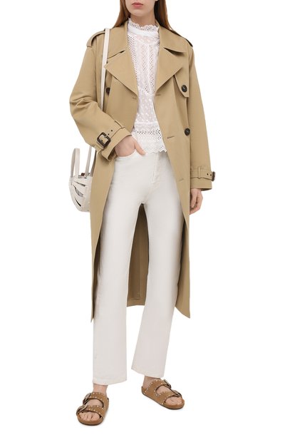 Хлопковый топ ISABEL MARANT ETOILE, арт. HT2040-21P032E/TIZAINA, фото 2