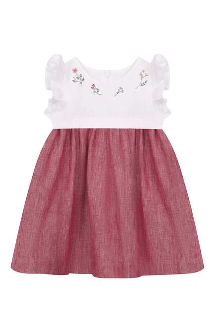 Льняное платье IL GUFO, арт. P24VM764L0015/3M-9M