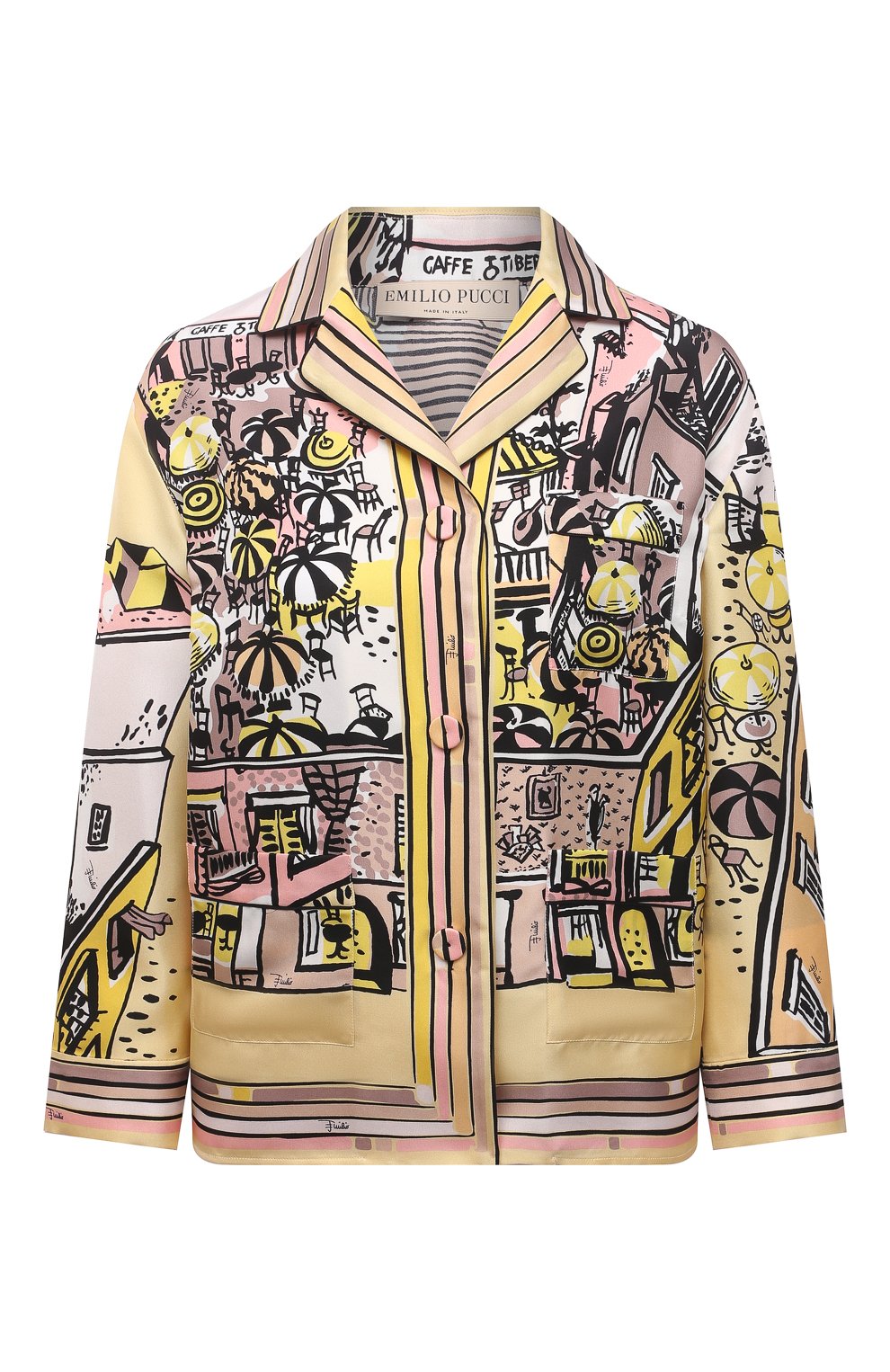 Шелковая рубашка EMILIO PUCCI, арт. 1HRJ50/1H721, фото 1