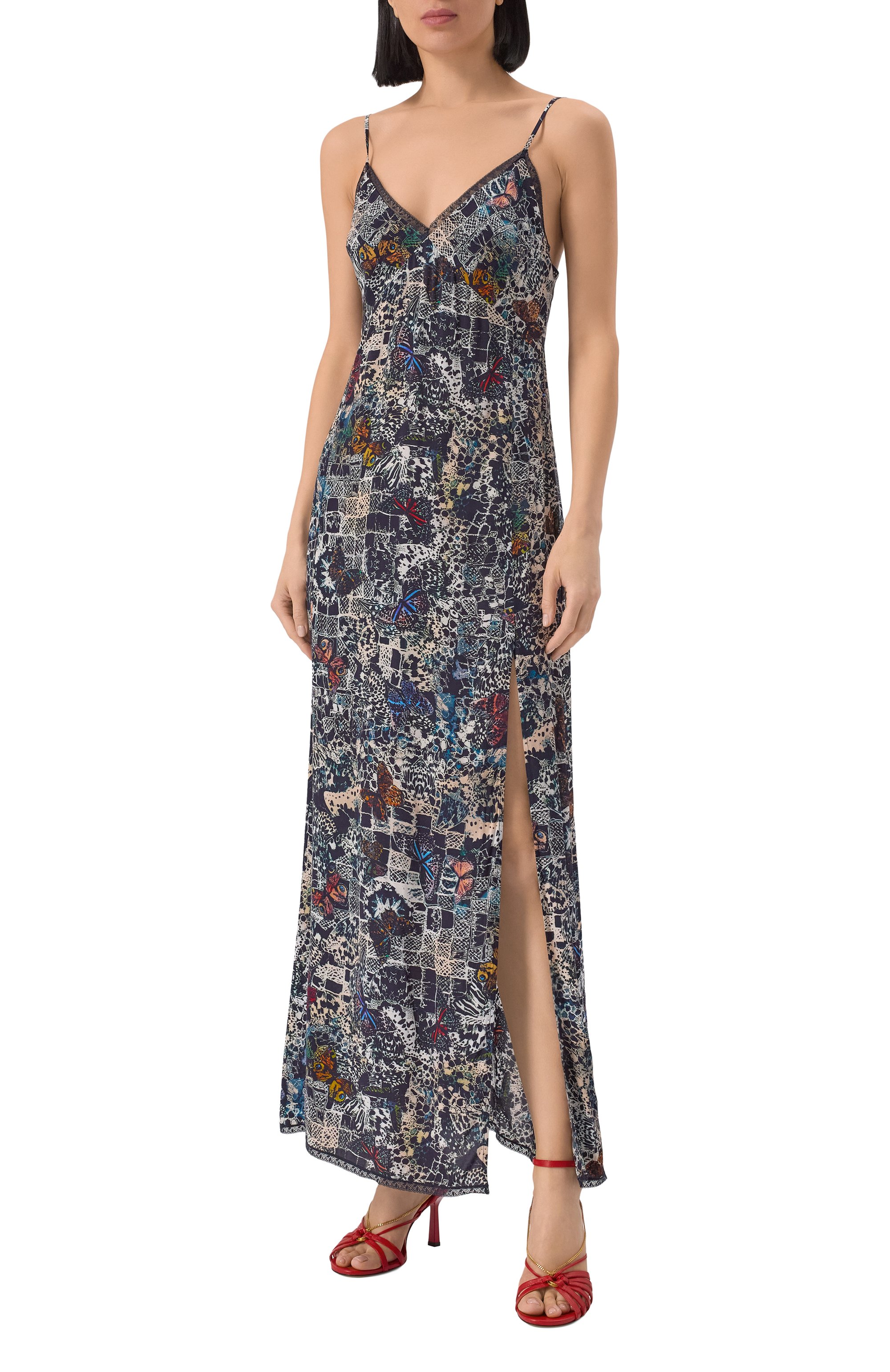 Платье из вискозы ZADIG AND VOLTAIRE, арт. WWDR02501, фото 3