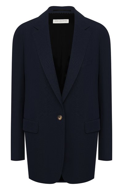 Женский жакет из шерсти и вискозы DRIES VAN NOTEN, арт. 211-10416-2301
