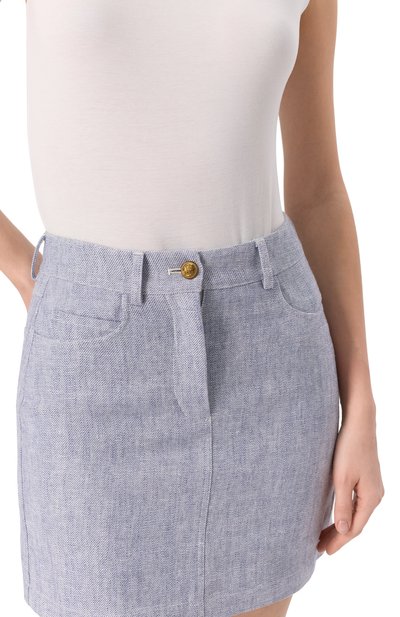 Юбка изо льна и вискозы LORENA ANTONIAZZI, арт. P2542G018A/4793, фото 5