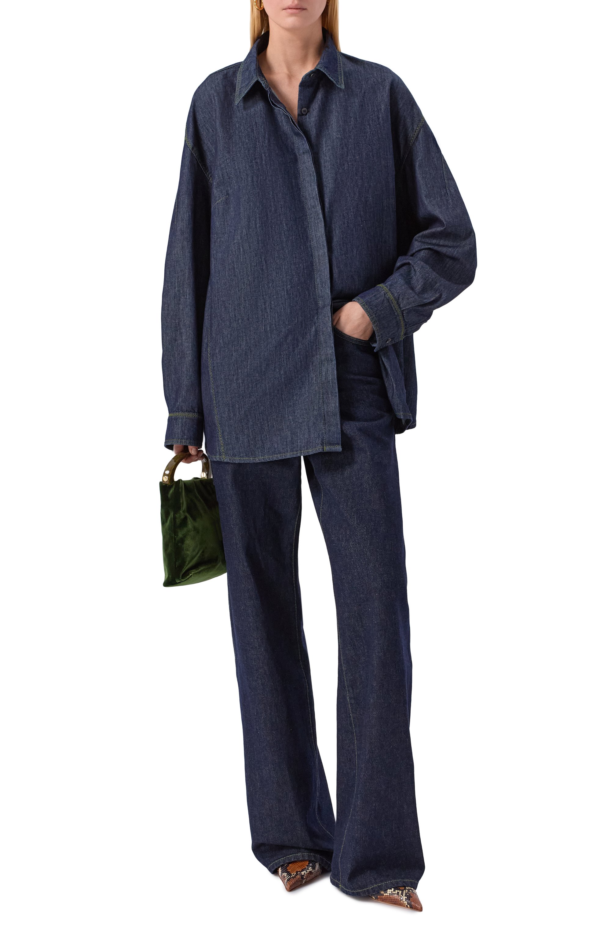 Джинсы DRIES VAN NOTEN, арт. 010956-2380-507, фото 2