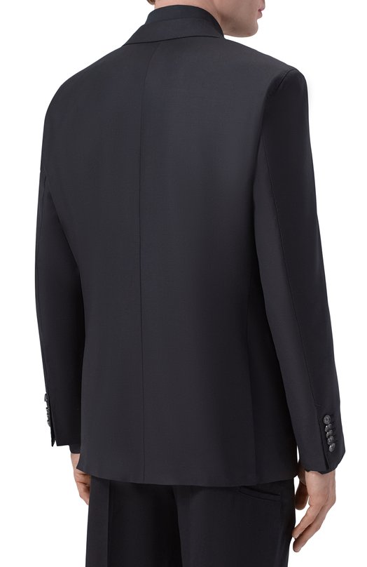 Шерстяной пиджак BOSS Camel 50509910 Чёрный  50509910 Фото 4