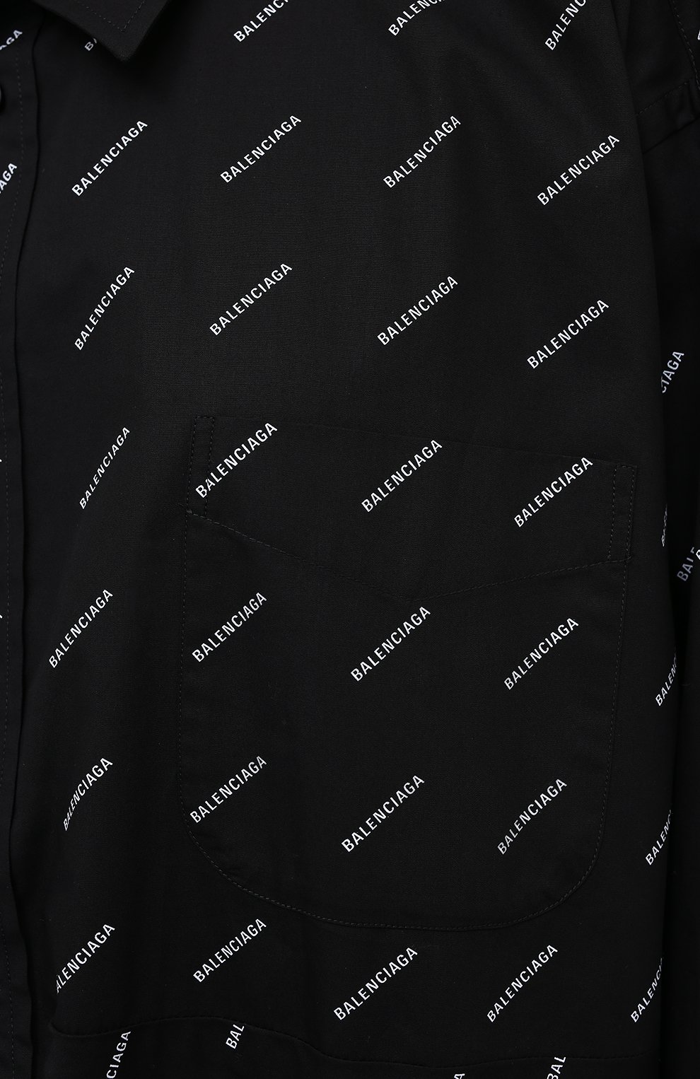 Хлопковая рубашка BALENCIAGA, арт. 583895/TBL96, фото 5