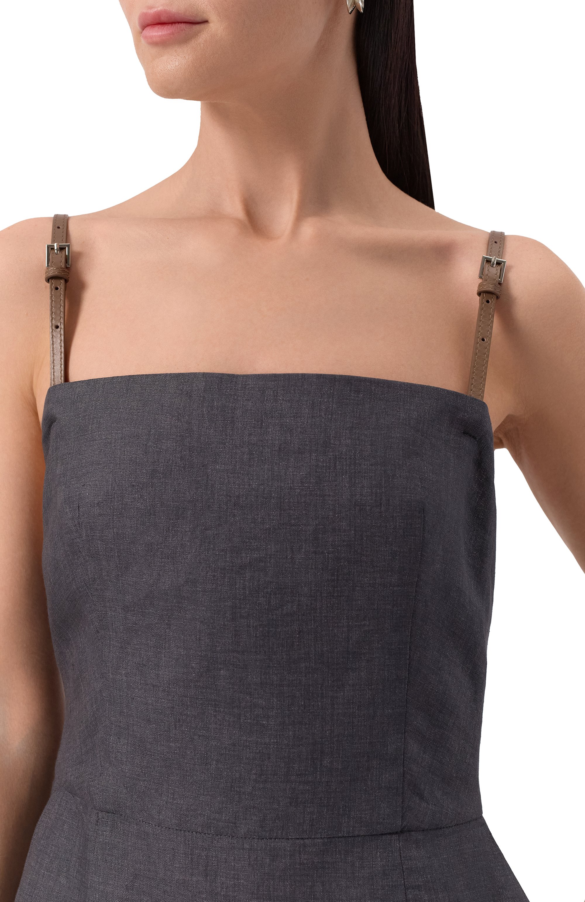 Льняное платье 12 STOREEZ, арт. 132821, фото 5