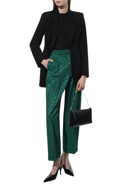 Брюки из хлопка и вискозы GUCCI, арт. 675587/ZAHMD, фото 2