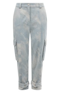 Женские джинсы-карго YANA DRESS синего цвета, арт. 1-15-019-2552/4 | Фото 1 (Длина (брюки, джинсы): Укороченные; Материал внешний: Хлопок, Деним; Кросс-КТ: Деним; Детали: Потертости, Накладные карманы; Стили: Гранж; Силуэт Ж (брюки и джинсы): Джоггеры; Драгоценные камни: Проставлено; Нос: Не проставлено; Материал сплава: Проставлено)