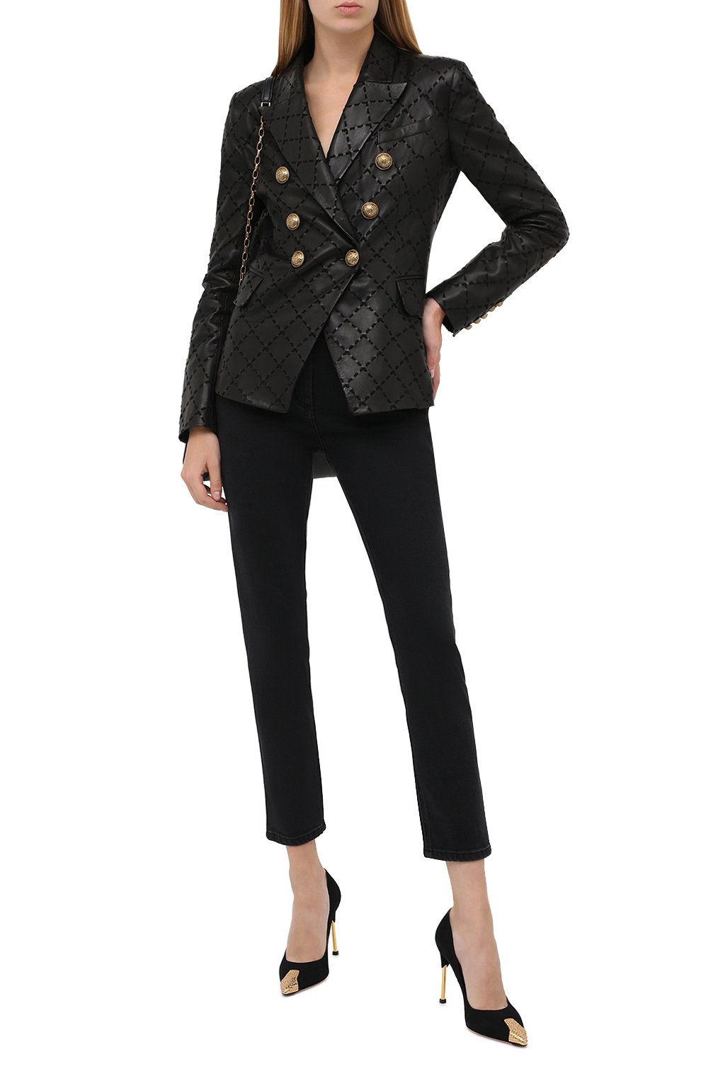Джинсы BALMAIN темно-серого цвета по цене 106500 руб., арт. UF15515/D047, фото 2 Джинсы BALMAIN, арт. UF15515/D047, фото 2