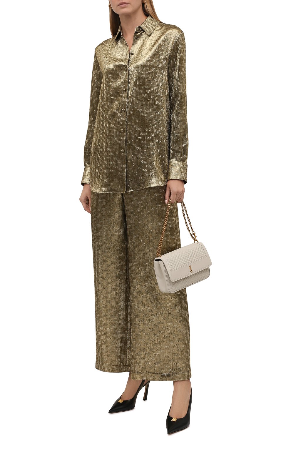 Шелковые брюки LANVIN, арт. RW-TR0002-4966-A21, фото 2
