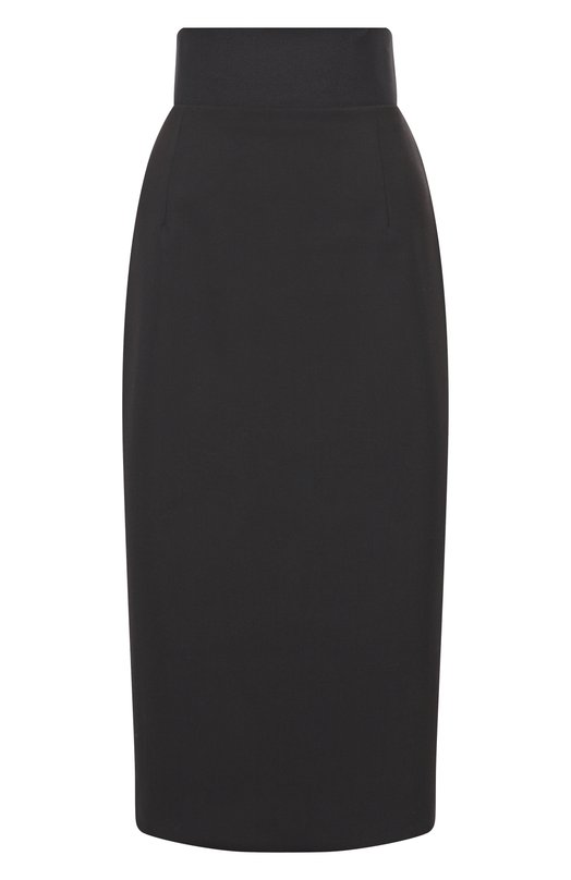 Шерстяная юбка Sportmax FINIRE Чёрный FINIRE