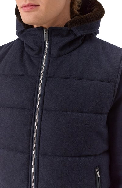 Жилет с подкладкой из нутрии MVST, арт. 22570, фото 5