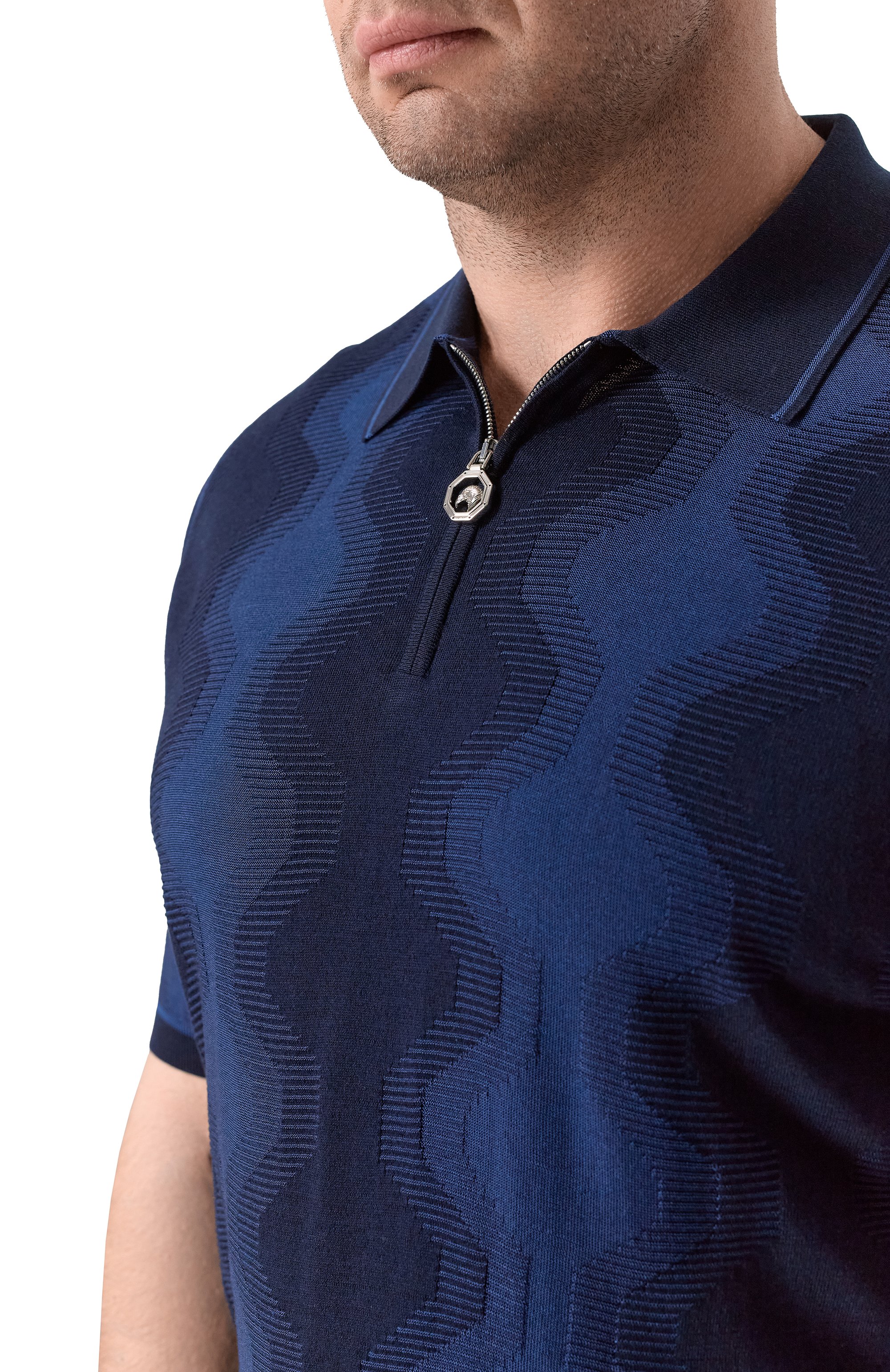 Поло из шелка и хлопка STEFANO RICCI, арт. K818105P31/F26171, фото 5