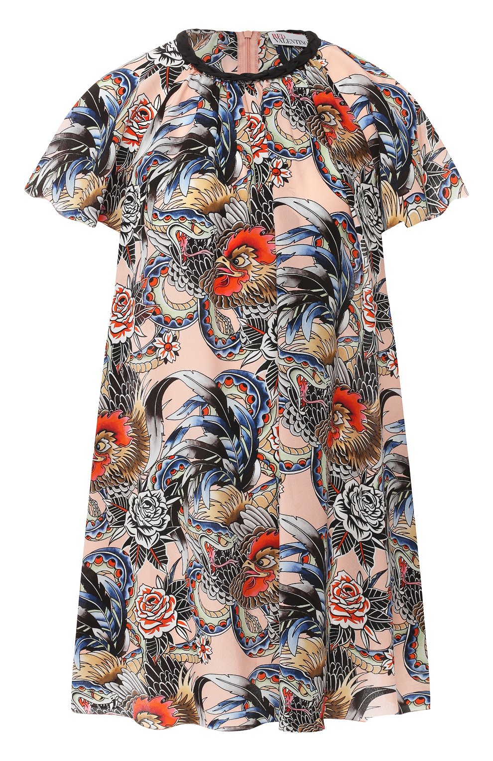 Шелковое платье REDVALENTINO разноцветного цвета по цене 48400 руб., арт. RR0VAD65/SJB, фото 1 Шелковое платье REDVALENTINO, арт. RR0VAD65/SJB, фото 1