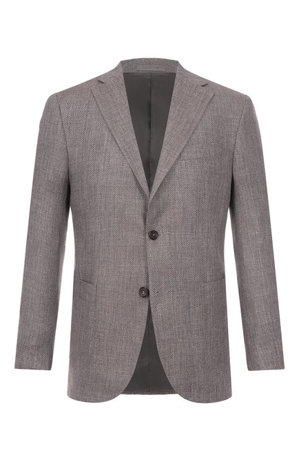 Мужской пиджак изо льна и шерсти CORNELIANI, арт. 276018/2716319