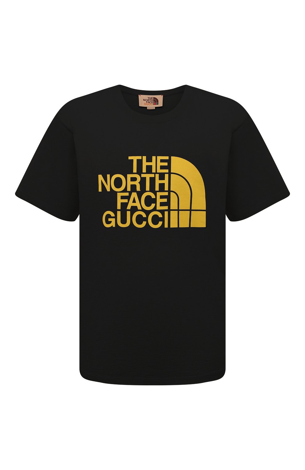 Хлопковая футболка the north face x gucci GUCCI, арт. 616036 XJDCL, фото 1