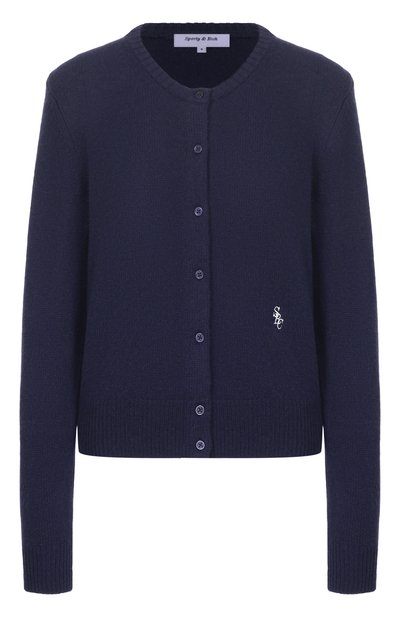 Женский кардиган из шерсти и кашемира SPORTY AND RICH, арт. WS07364302BL106