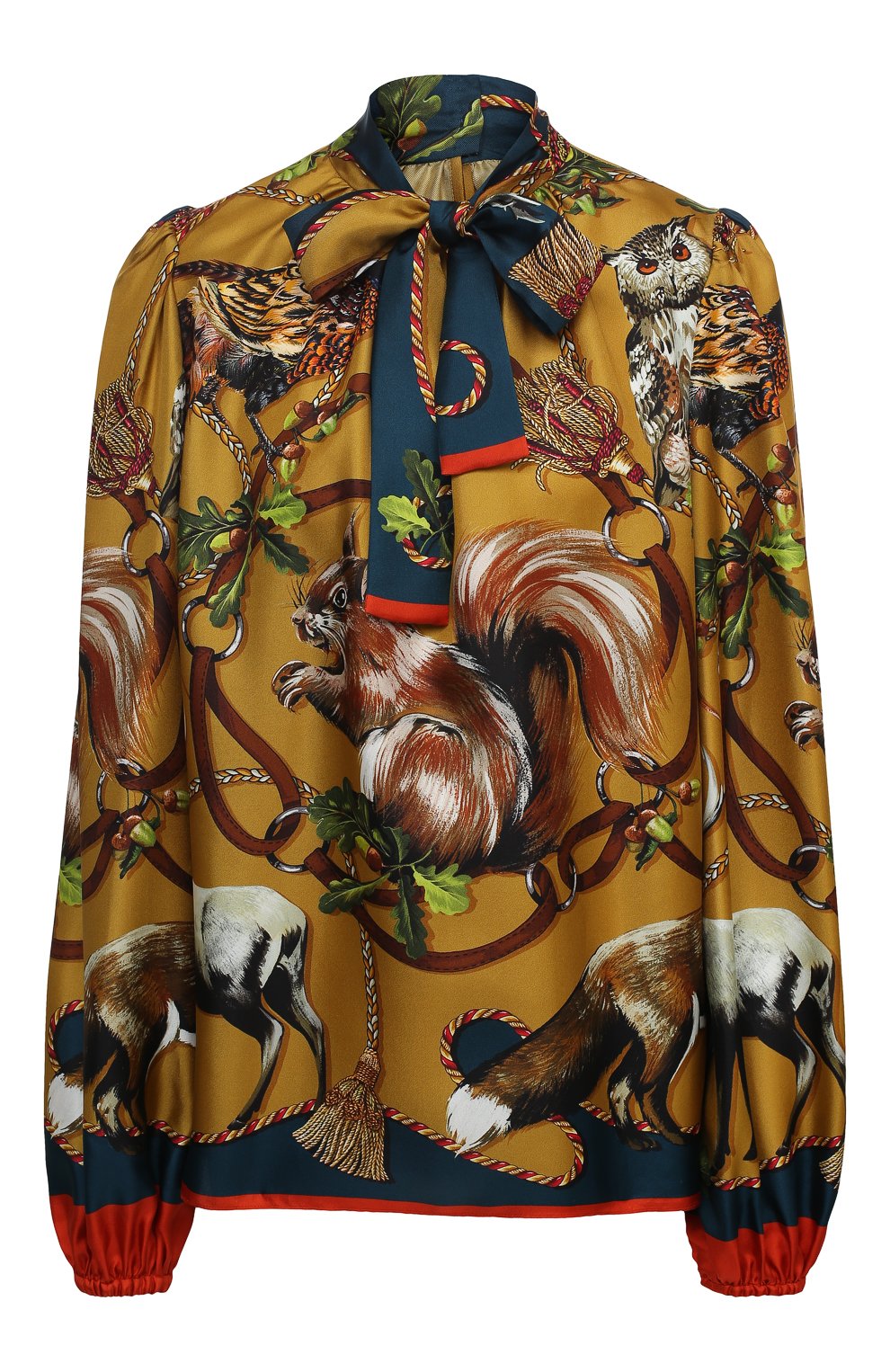Шелковая блузка DOLCE & GABBANA, арт. F74V2T/FI12L, фото 1