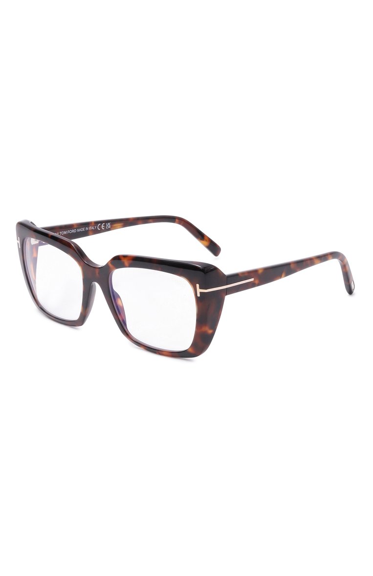 Женские оправа TOM FORD коричневого цвета, арт. TF5992-B 052 | Фото 1 (Тип очков: Оправа; Материал: Пластик; Очки форма: Квадратные; Оптика Гендер: оптика-женское)