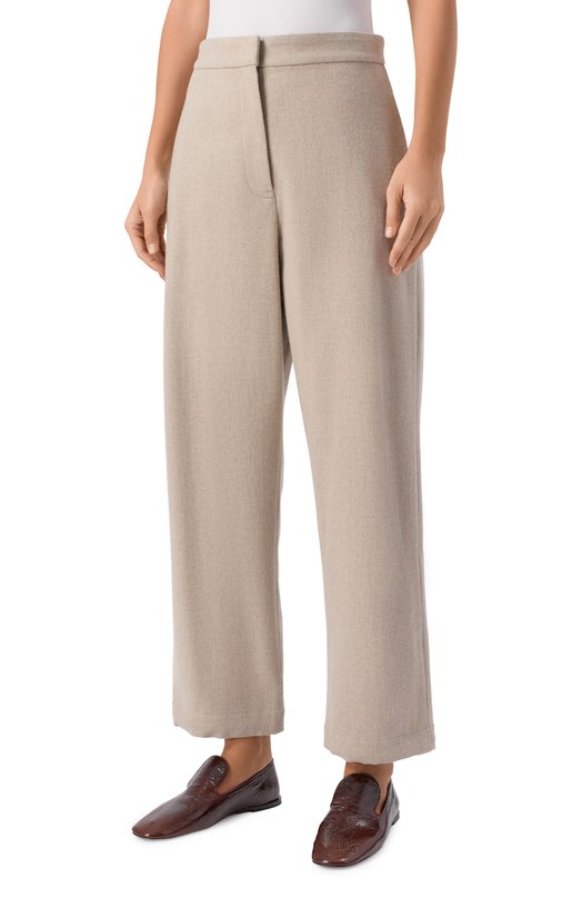 Шерстяные брюки Jil Sander J40KA0280/J40182 Бежевый  J40KA0280/J40182 Фото 3