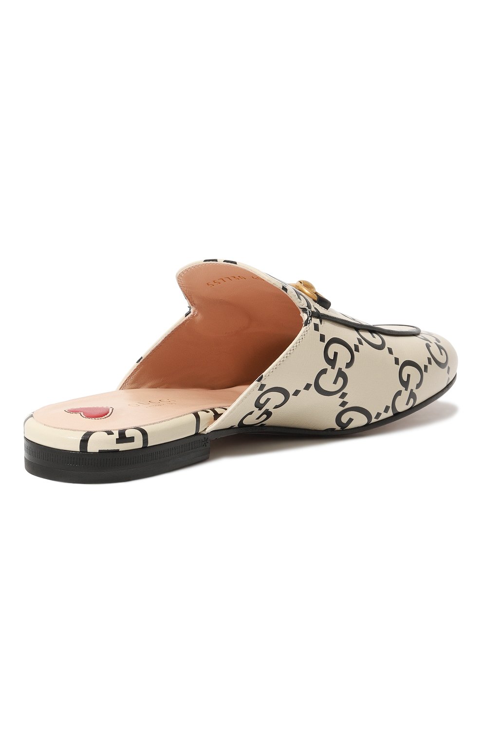 Кожаные сабо princetown GUCCI, арт. 557730 UGM30, фото 5