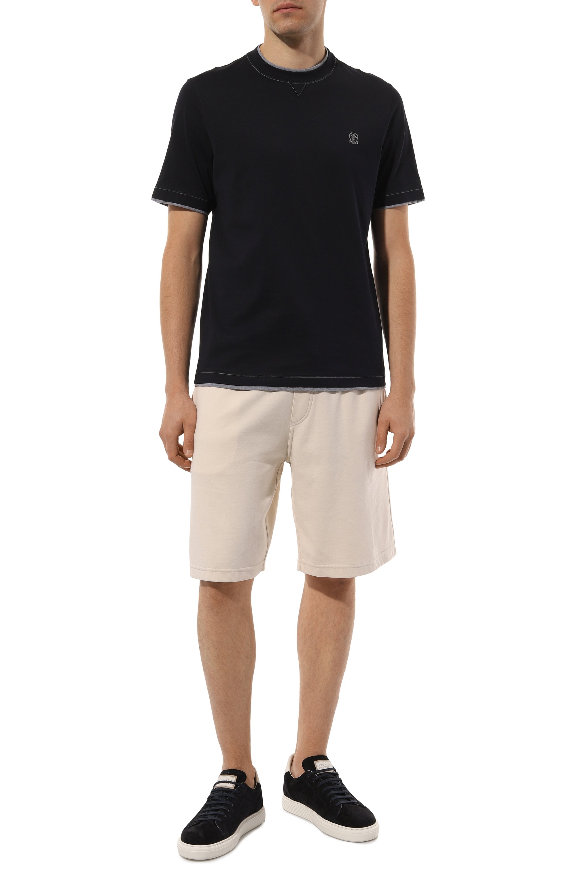 Хлопковые шорты BRUNELLO CUCINELLI, арт. M0T353242G, фото 2