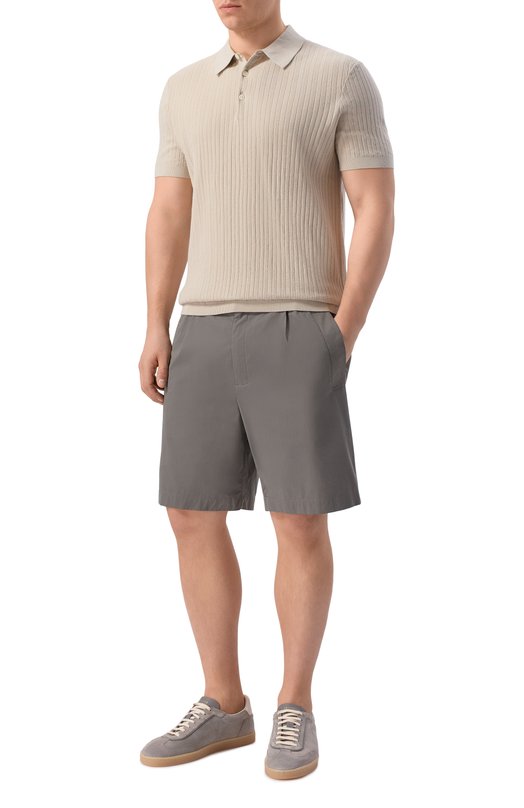 Хлопковые шорты 12 STOREEZ 137235 Серый  137235 Фото 2