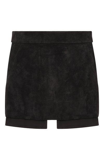 Женская замшевая юбка RICK OWENS, арт. RP02F5374/LCS