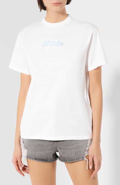 Хлопковая футболка GOLDEN GOOSE DELUXE BRAND, арт. G35WP024.A1, фото 3