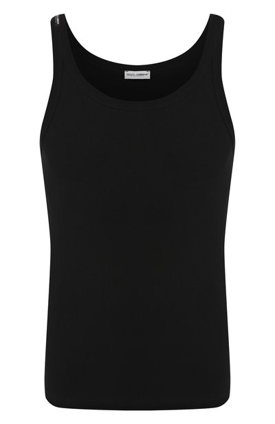 Хлопковая майка с круглым вырезом DOLCE & GABBANA, арт. 0121/N8A19J/00026, фото 1