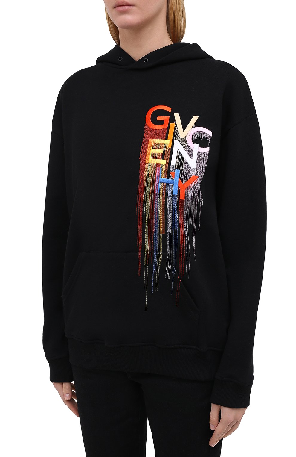 Хлопковое худи GIVENCHY, арт. BWJ01C3Z43, фото 3