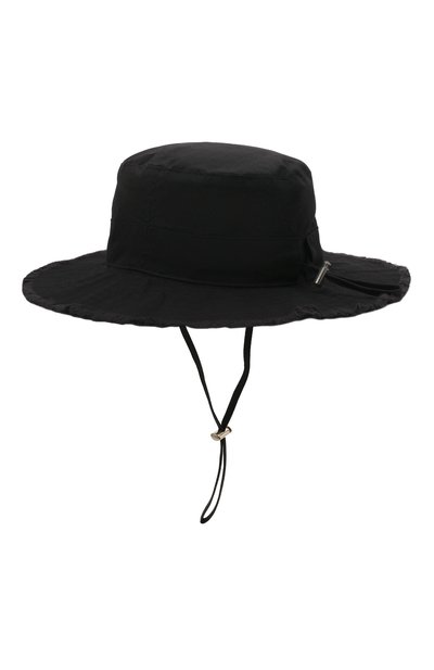 Хлопковая панама JACQUEMUS черного цвета по цене 11150 руб., арт. 211AC01/504990, фото 2 Хлопковая панама JACQUEMUS, арт. 211AC01/504990, фото 2