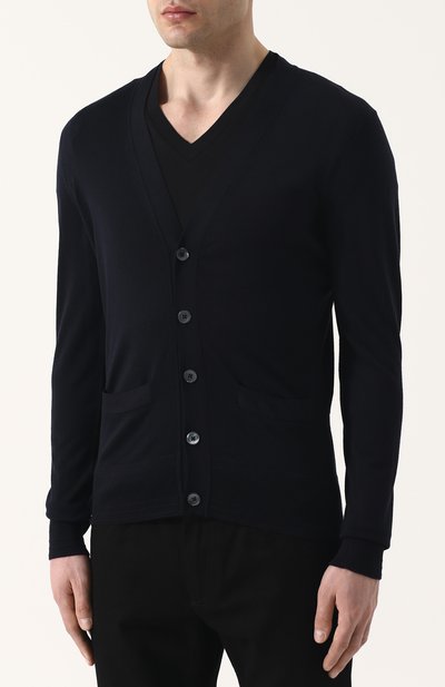 Шерстяной кардиган на пуговицах с v-образным вырезом TOM FORD, арт. BPM90/TFK155, фото 3