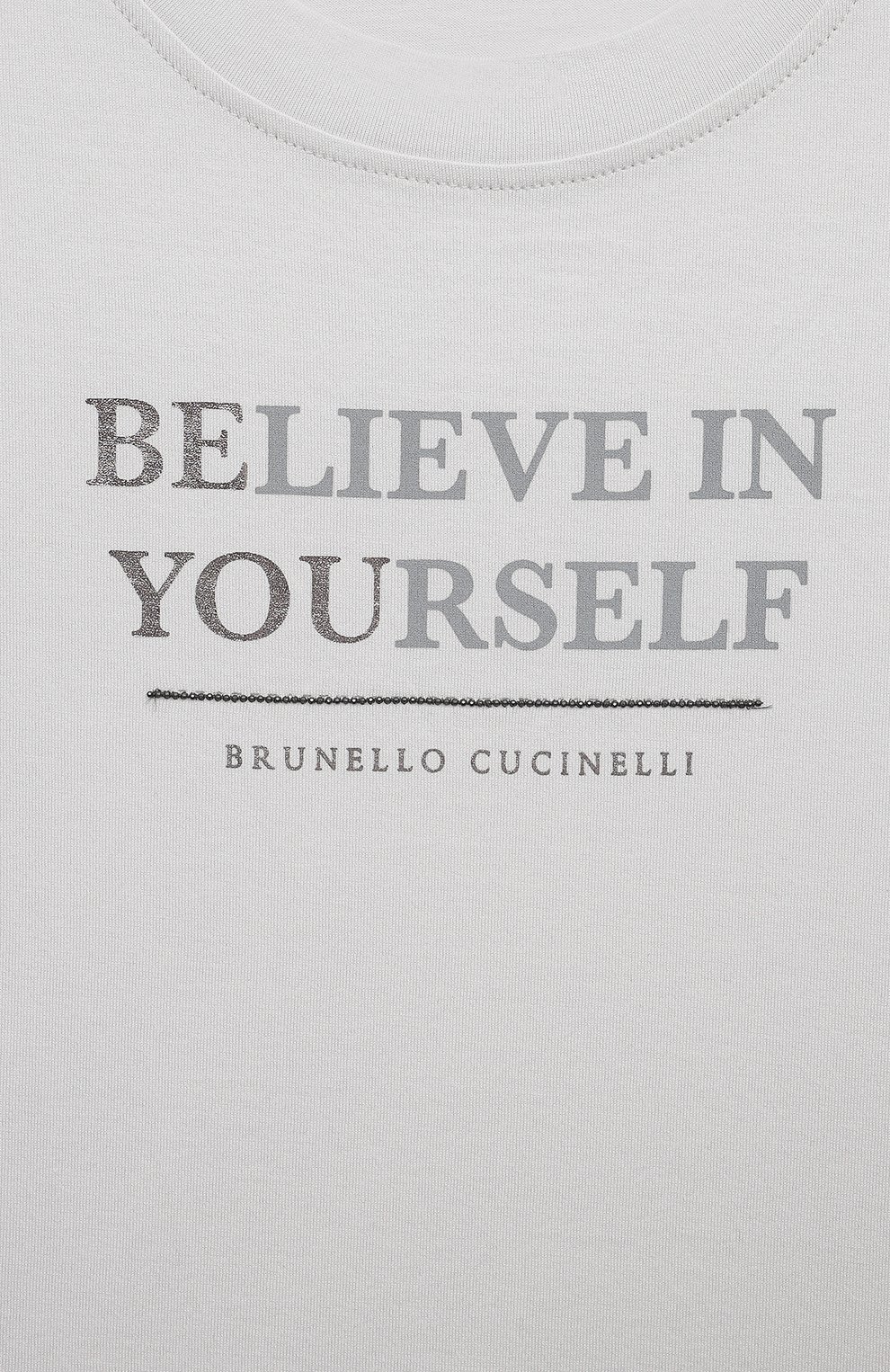 Хлопковая футболка BRUNELLO CUCINELLI, арт. B0A45T289A, фото 3