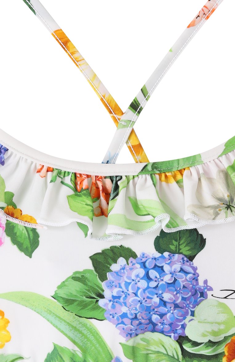 Детского раздельный купальник DOLCE & GABBANA разноцветного цвета, арт. L5J833/0N04R/8-14 | Фото 5 (Нос: Не проставлено; Девочки Кросс-КТ: Купальники-пляж; Материал внешний: Синтетический материал; Автоматизация состава: Проставлено; Ростовка одежда: 8 лет | 128 см, 10 - 11 лет | 140 - 146см, 13 - 15 лет | 158 см, 12 лет | 152 см, 16 лет | 164 см)