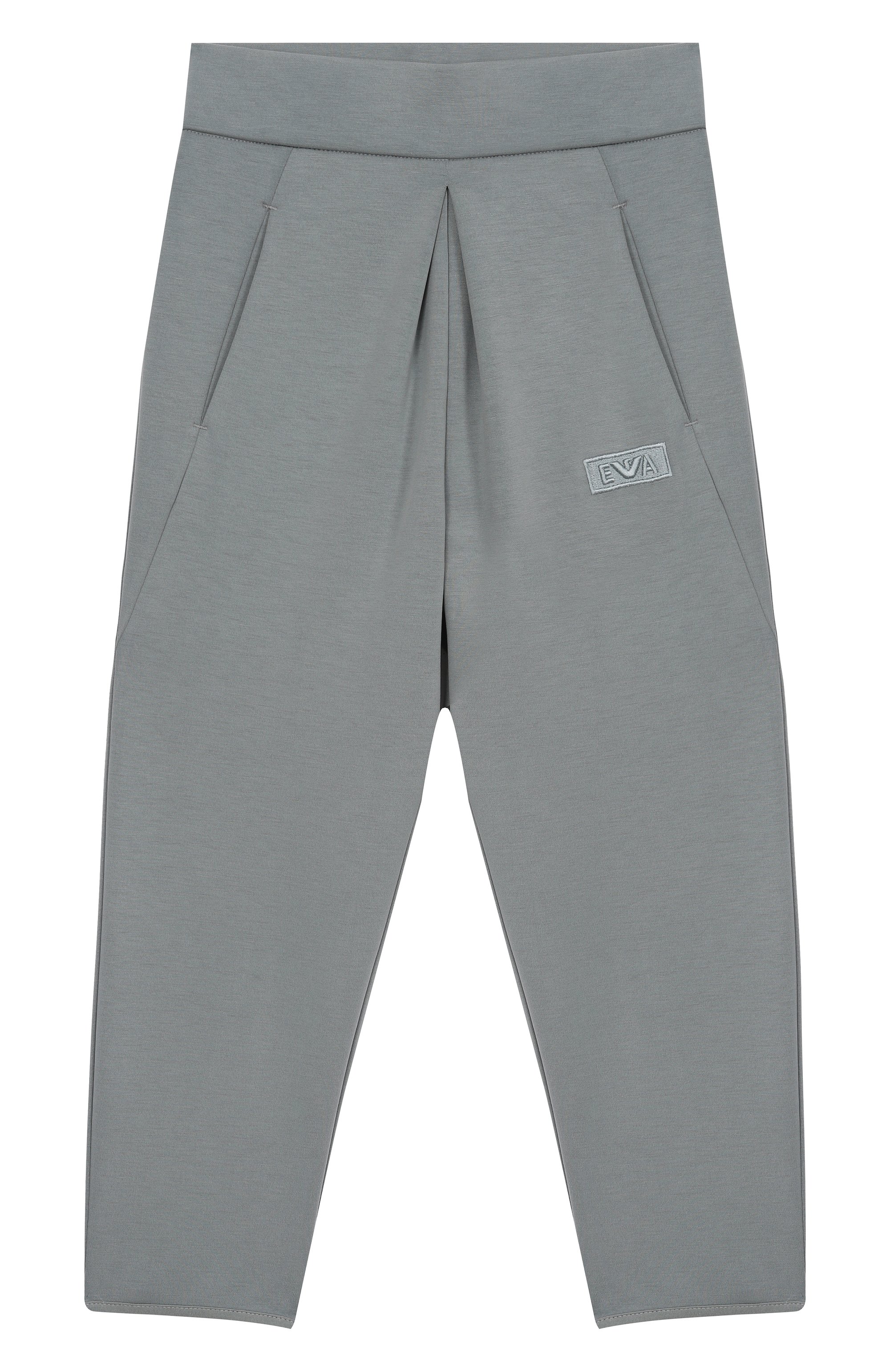 Брюки EMPORIO ARMANI тёмно-голубого цвета по цене 16050 руб., арт. EG000280/AF16133, фото 1 Брюки EMPORIO ARMANI, арт. EG000280/AF16133, фото 1