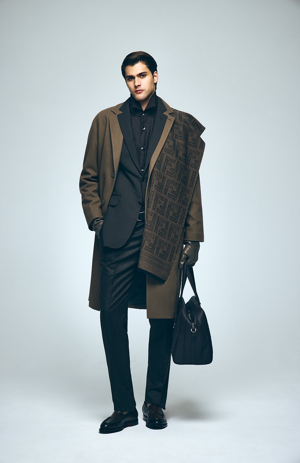 Двусторонний ремень ZEGNA, арт. LHR0M/B007PZ, фото 7